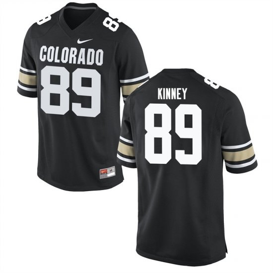 Alex Kinney #89 Colorado Buffaloes NCAA Official Football Jersey - Home Black Men 47749925