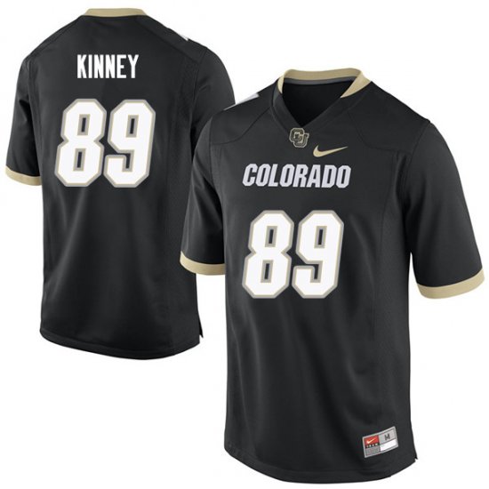 Alex Kinney #89 Colorado Buffaloes College Alumni Football Jersey - Black Men 40019791