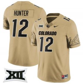 Travis Hunter #12 Colorado Buffaloes 2024 College Alumni Football Jersey - Gold Men 94119960