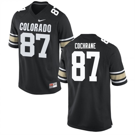 Xavier Cochrane #87 Colorado Buffaloes College Alumni Football Jersey - Home Black Men 21210479